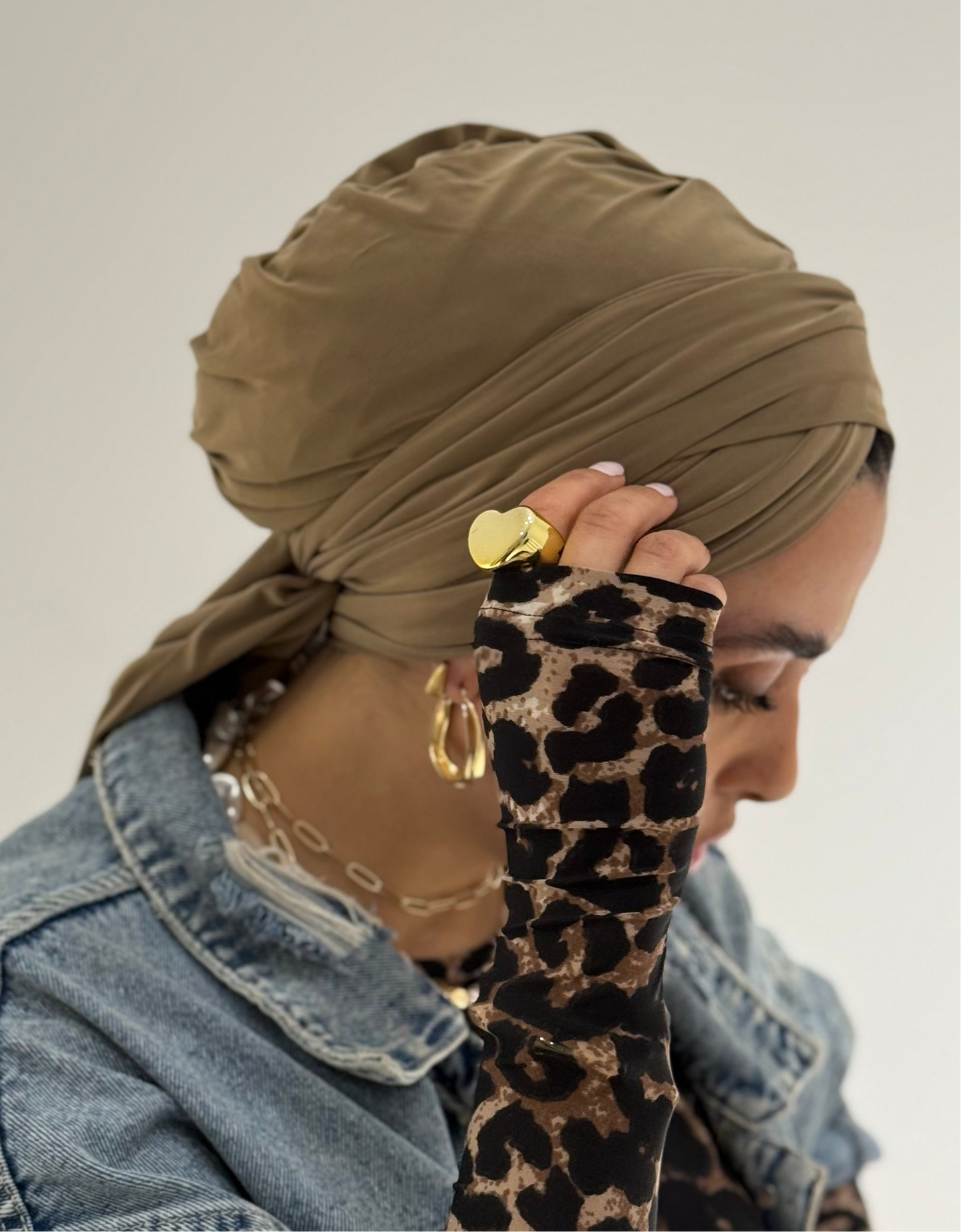 Mocha Summer Twist Turban