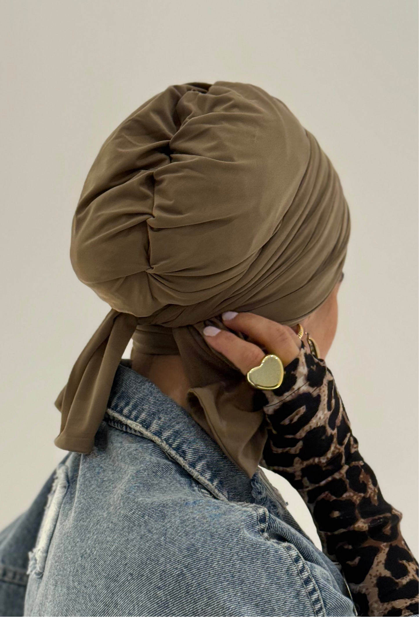 Mocha Summer Twist Turban