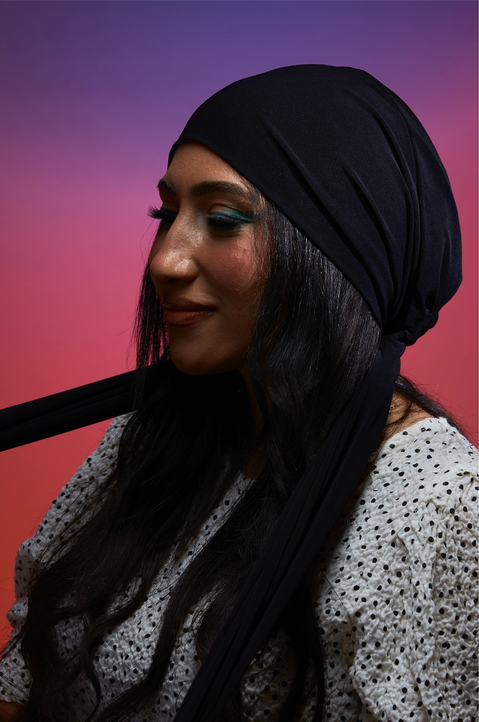 Thick Black Twist Wrap Turban 🖤