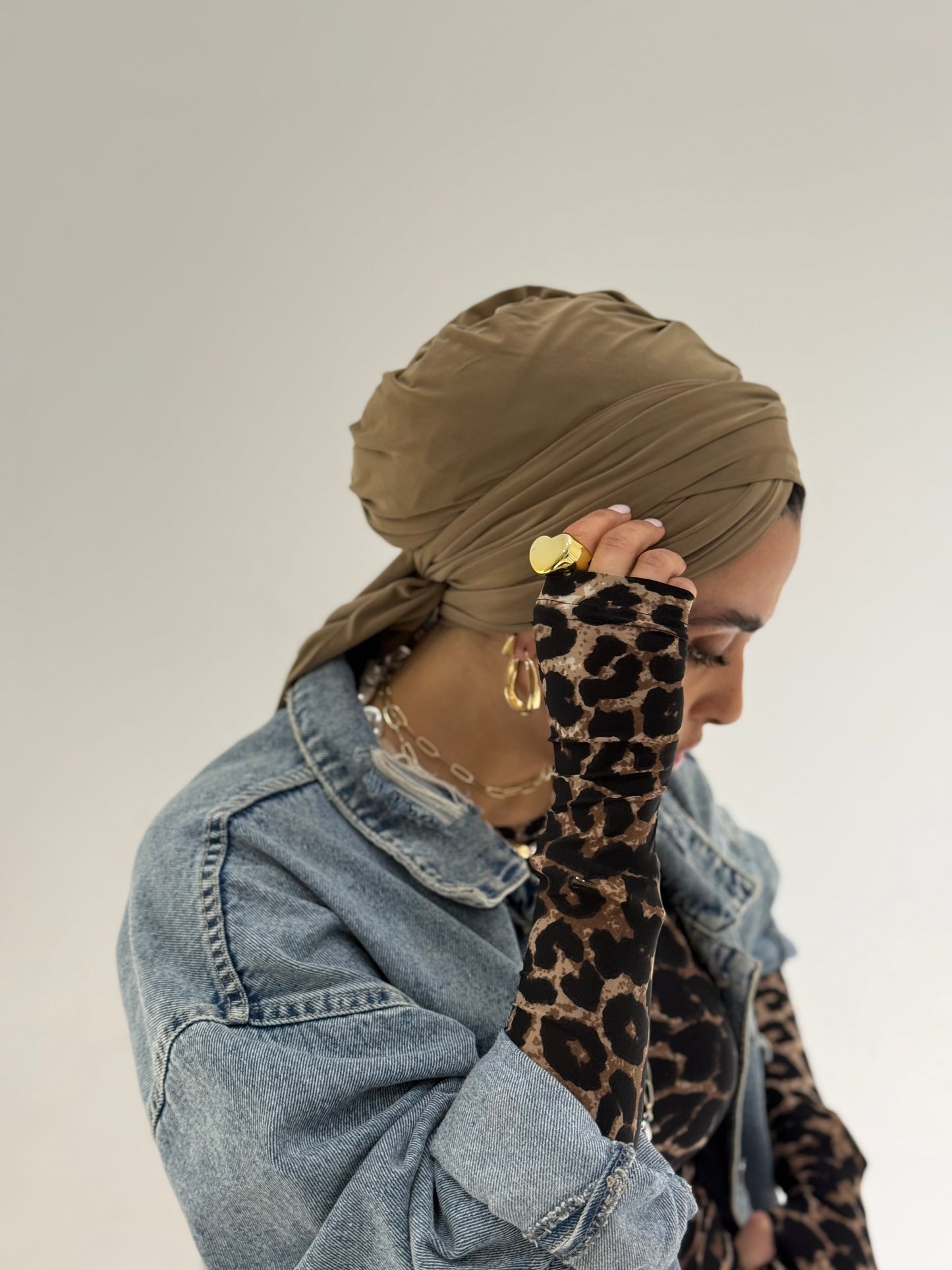 Mocha Summer Twist Turban