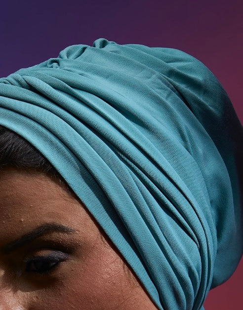 Thick Fresh Green Twist Wrap Turban