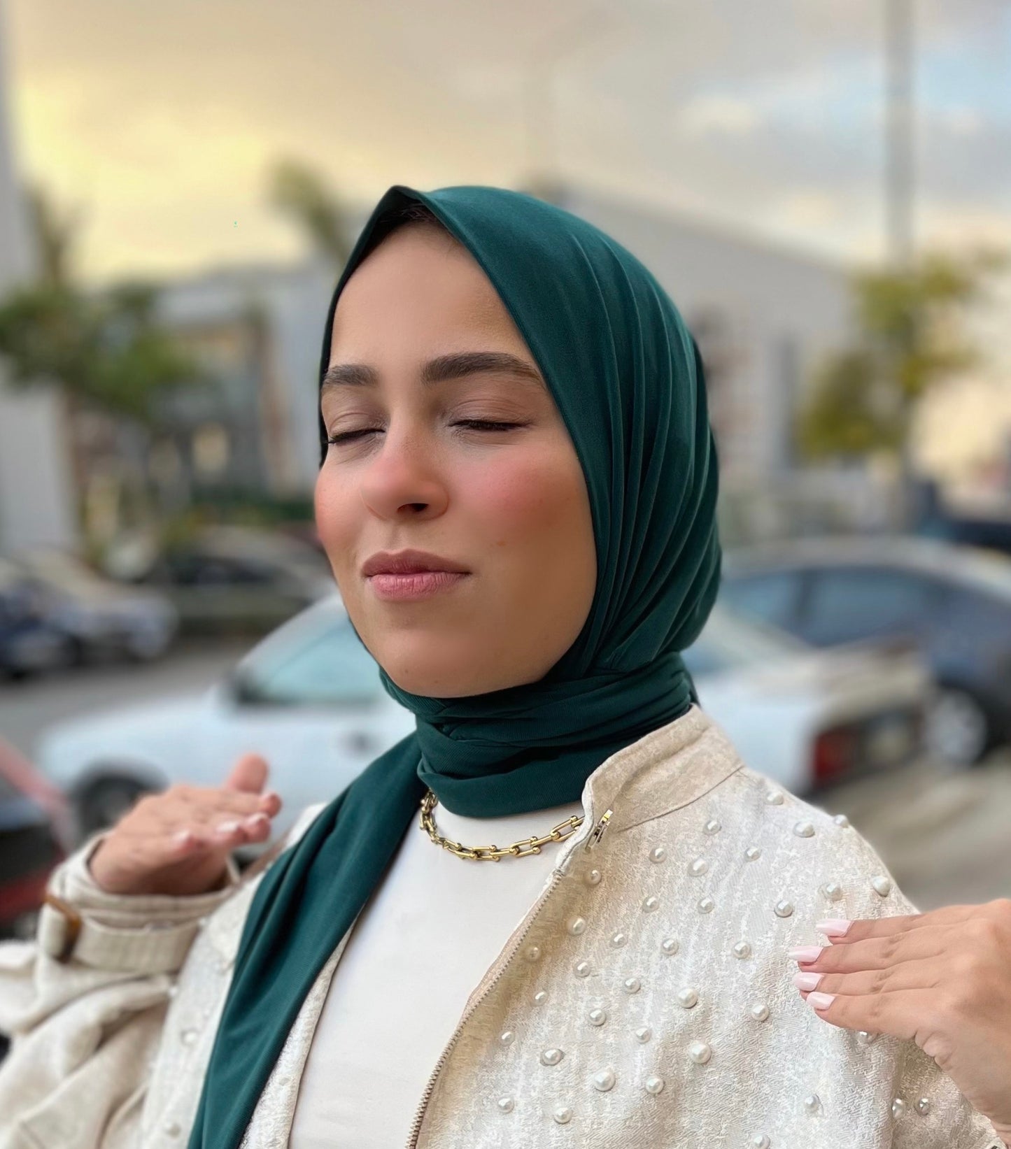 Dark-Green TURKISH HIJAB