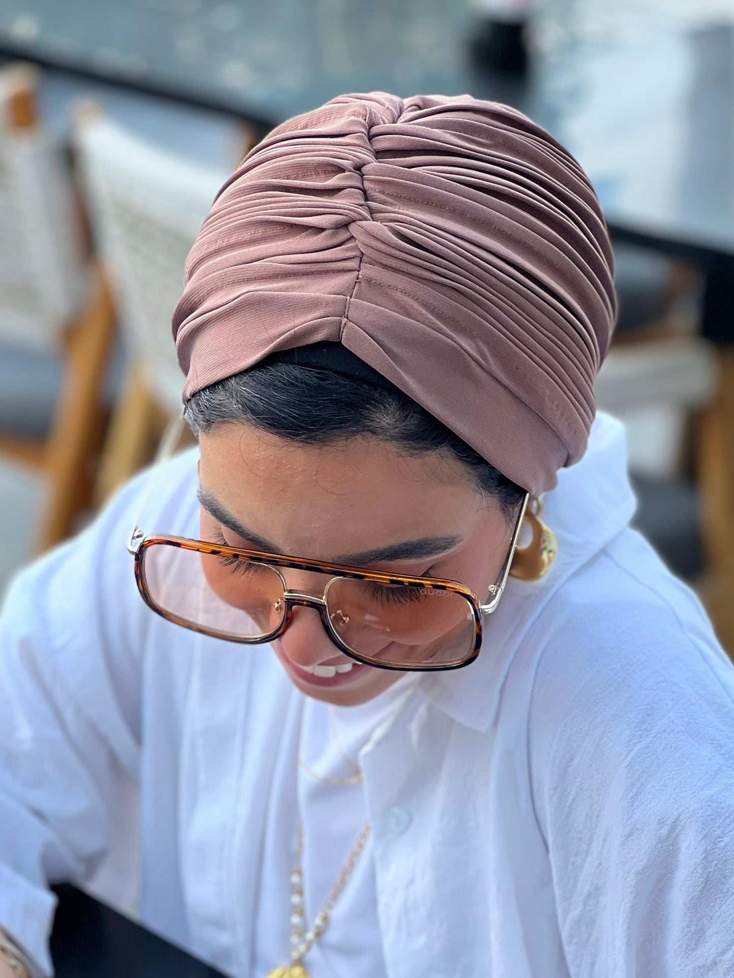 Cafè Whisper Drape Turban