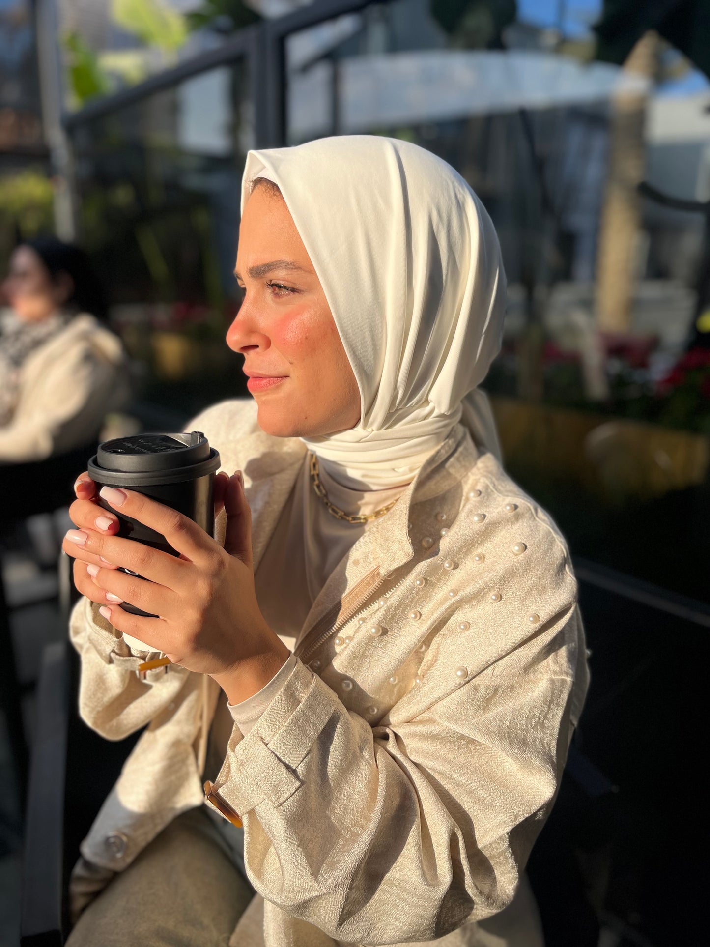 Off-White TURKISH HIJAB