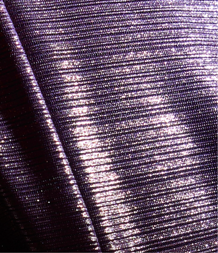 Silver Purple Classic Drape Turban