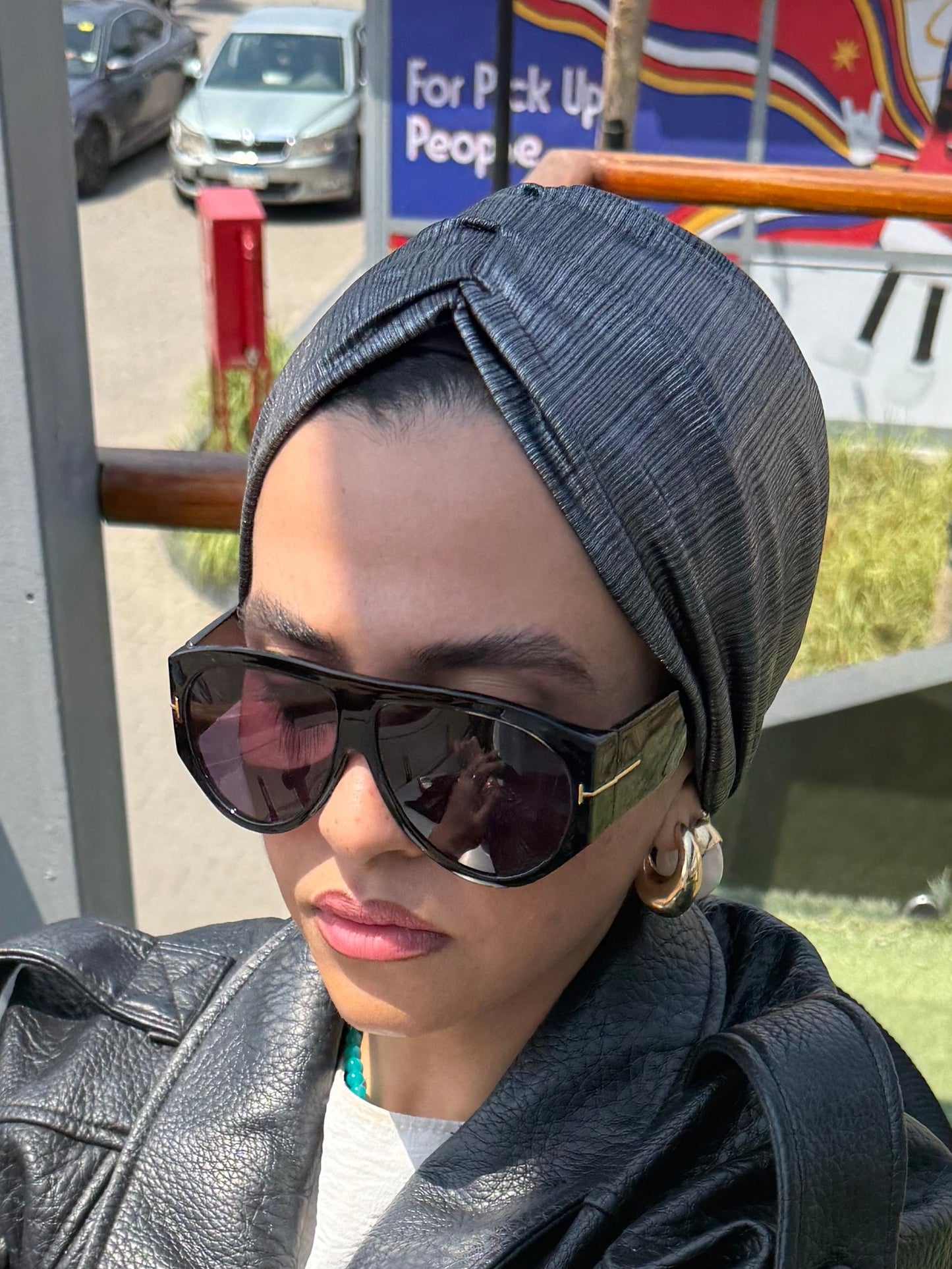 Silver Classic Light Shimmer Turban