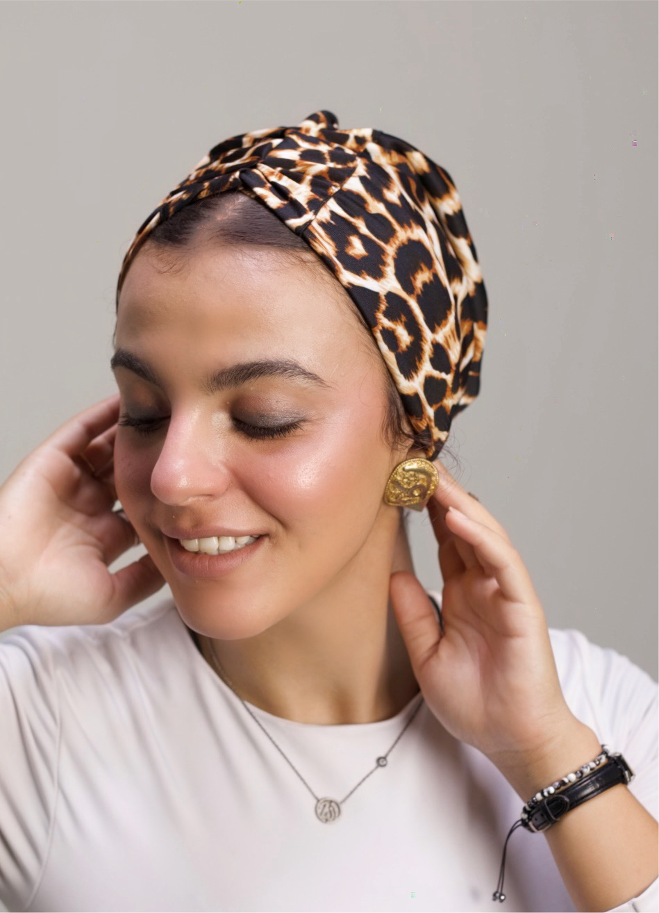 Leopard Print Classic Turban 🐆