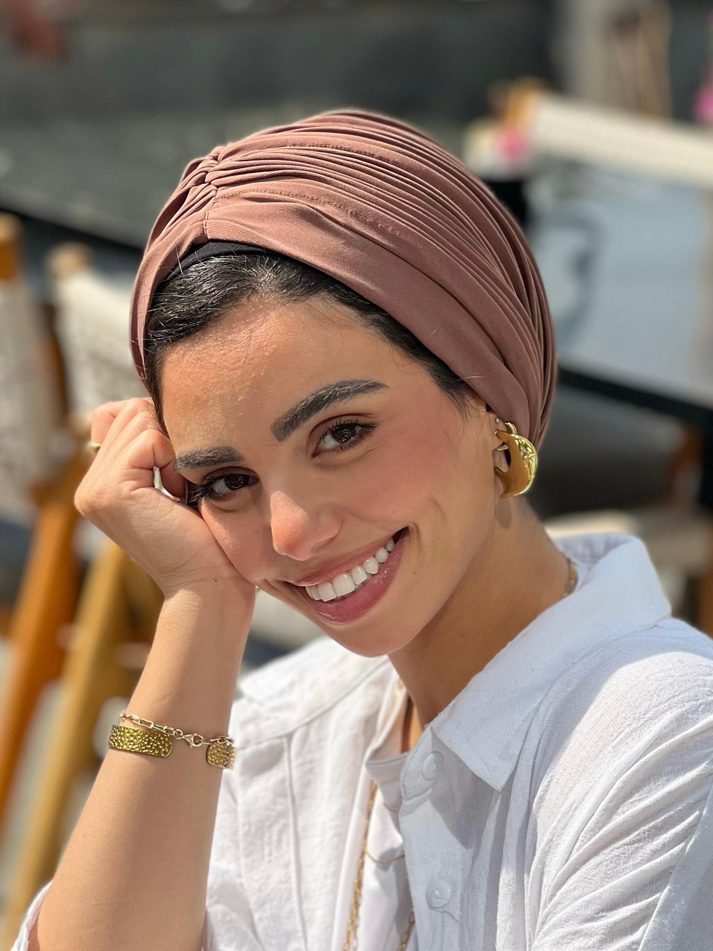 Cafè Whisper Drape Turban