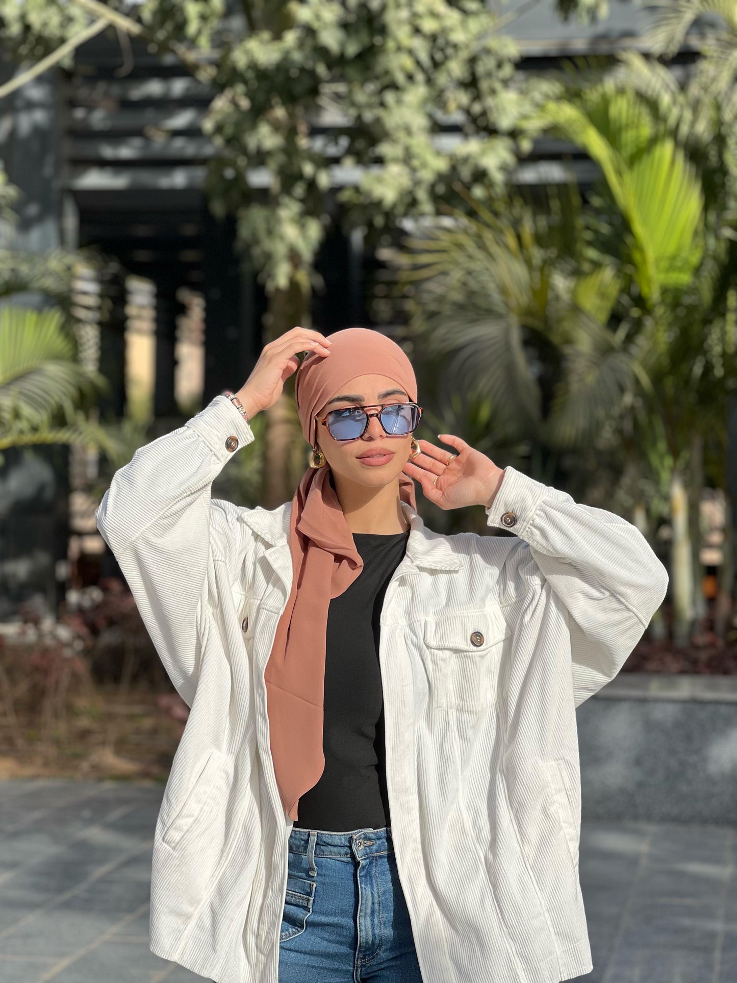 Turkish Double Layer Chiffon Scarf Cashmere