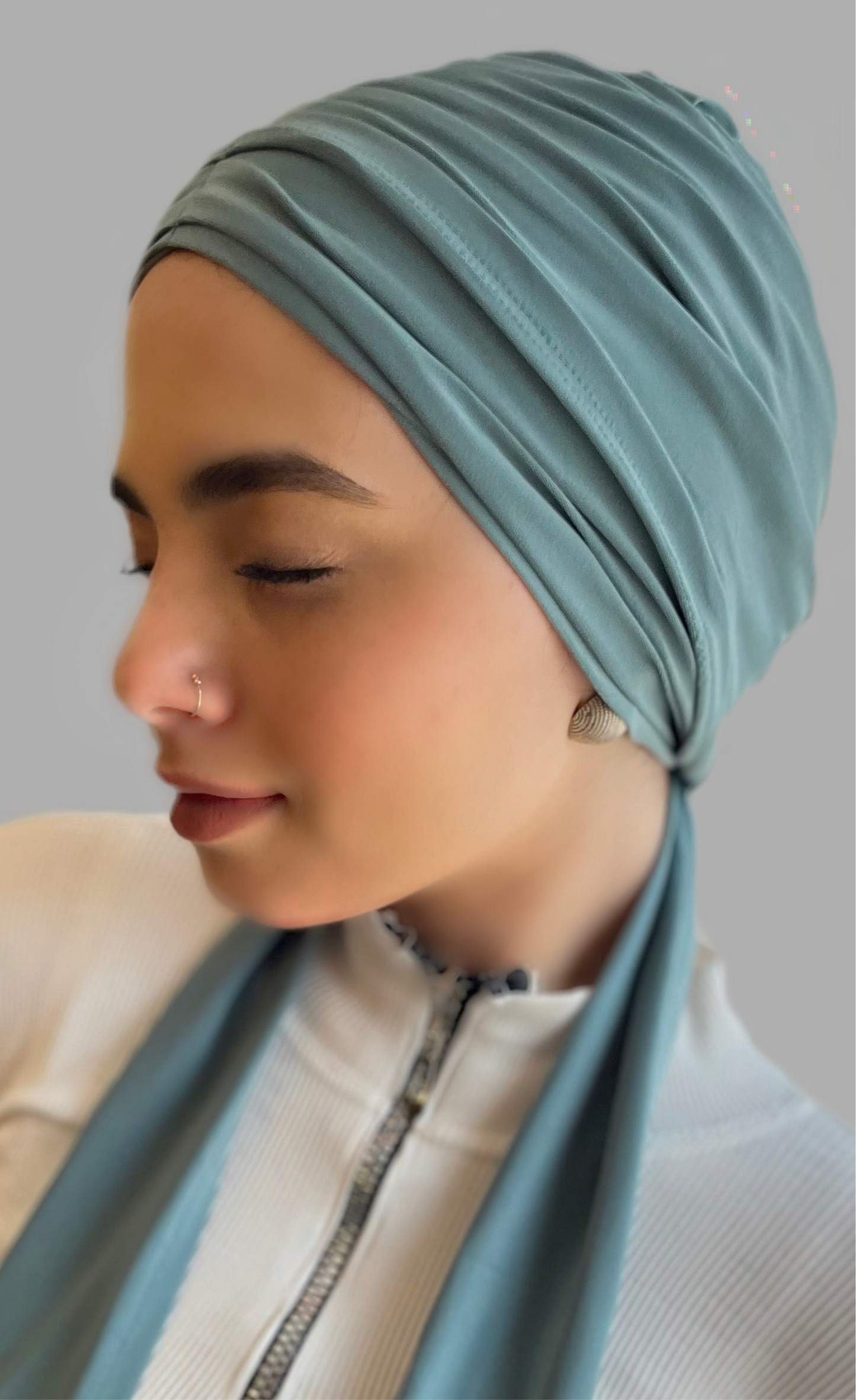 FRESH GREEN Eclipse Wrap Turban (DUAL LOOKS)