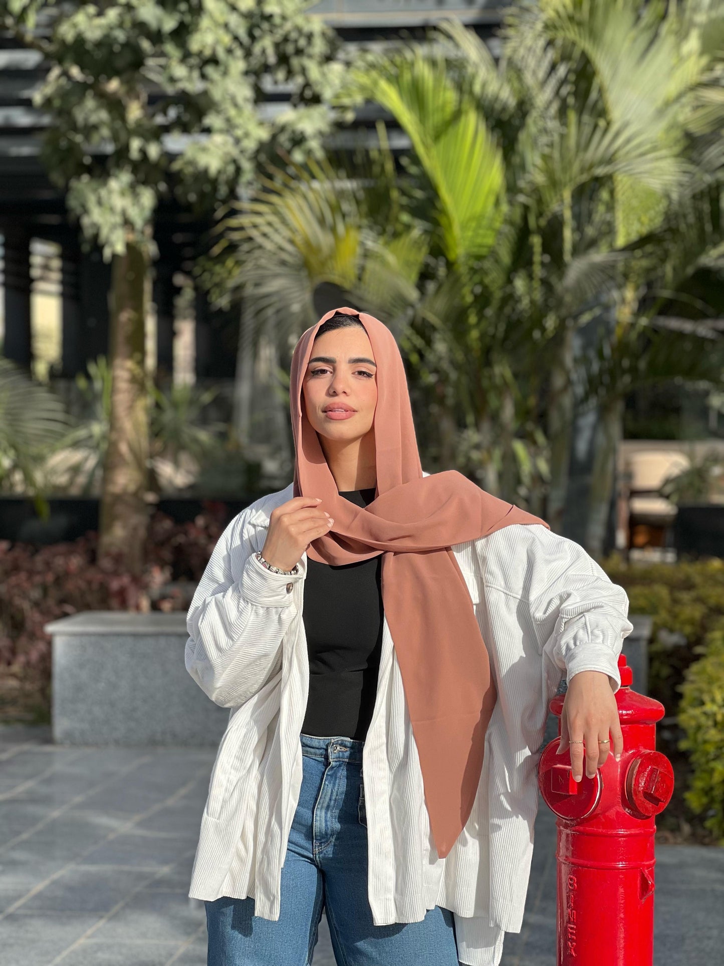 Turkish Double Layer Chiffon Scarf Cashmere