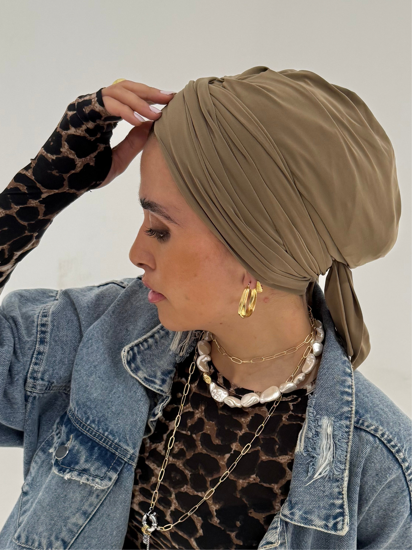 Mocha Summer Twist Turban