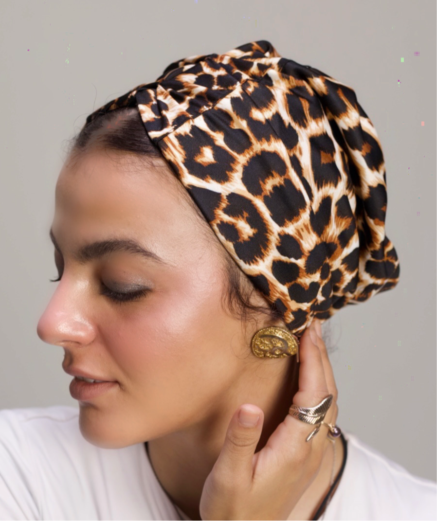 Leopard Print Classic Turban 🐆