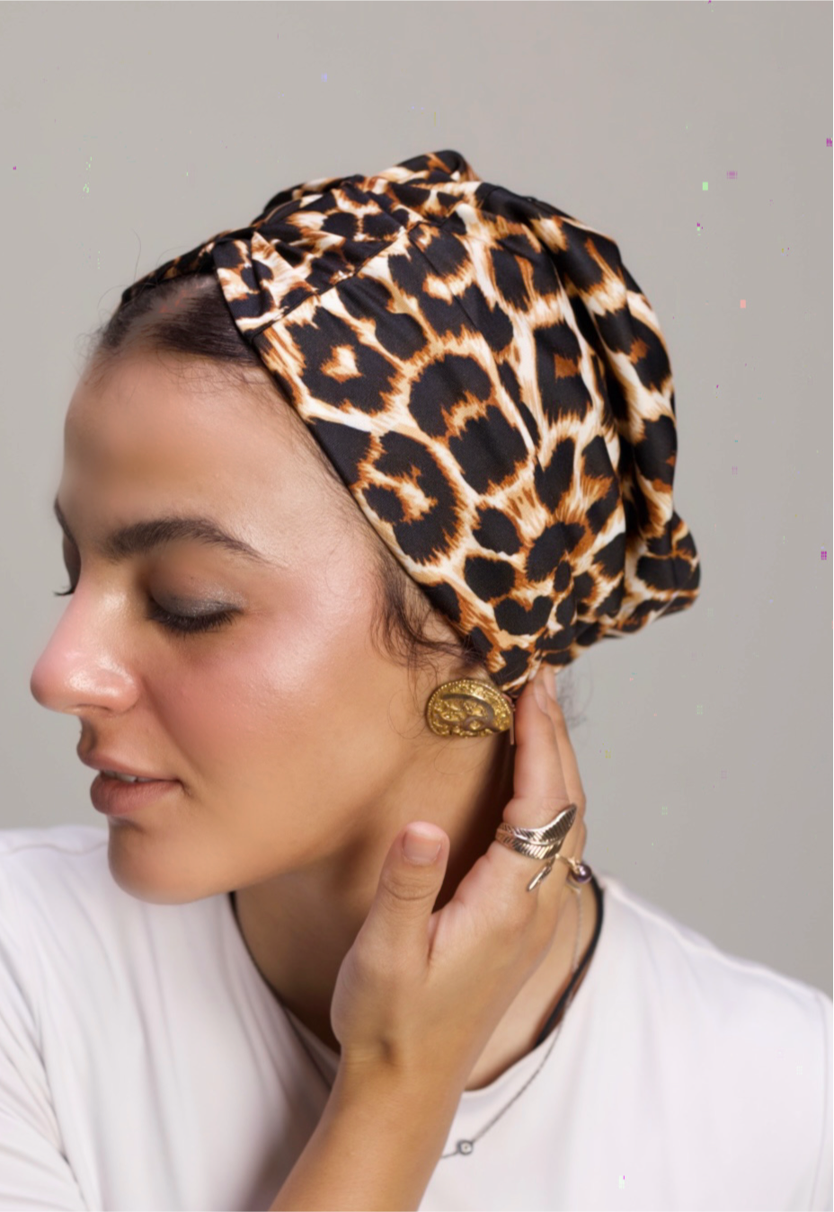 Leopard Print Classic Turban 🐆