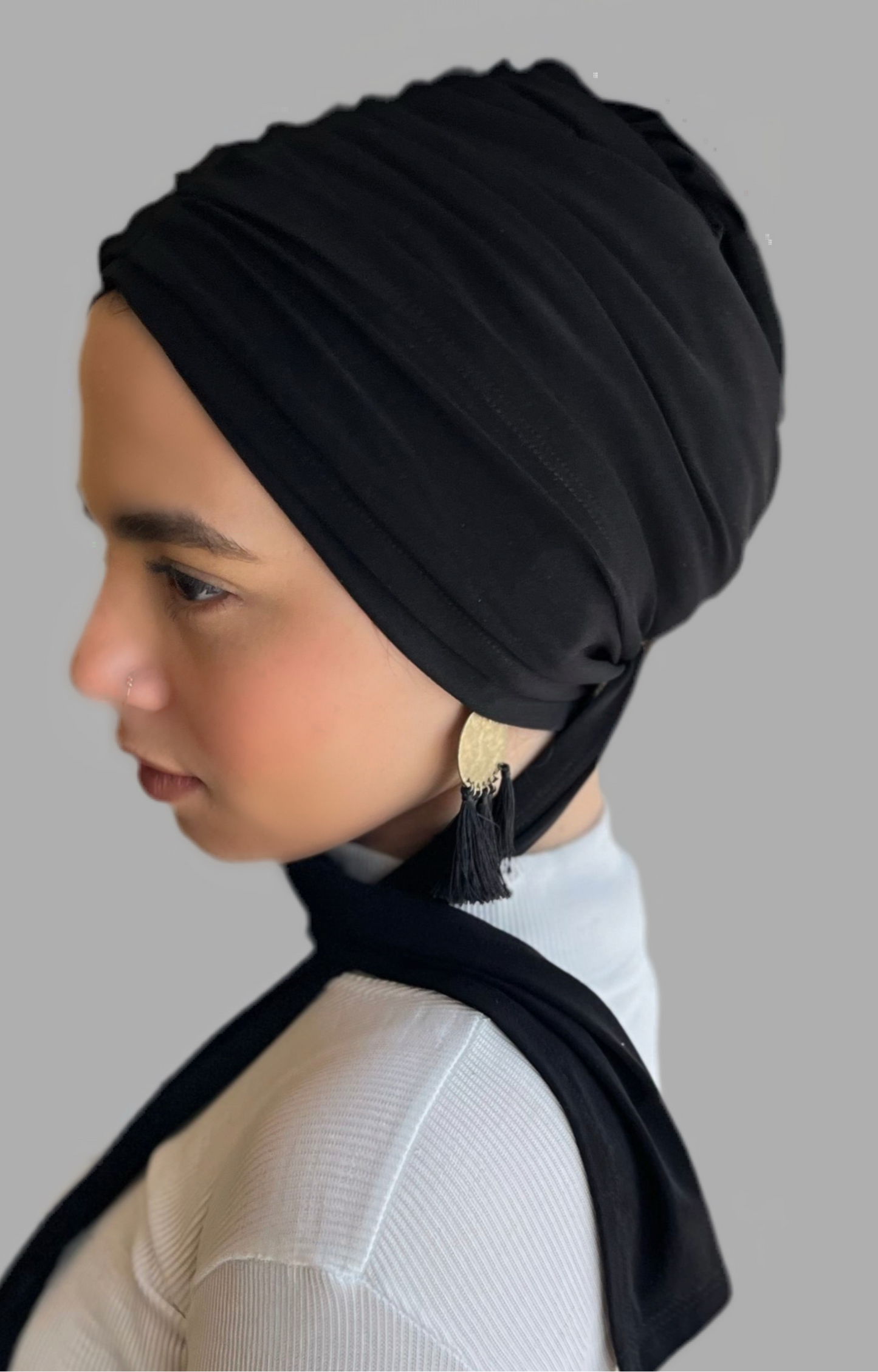 Black Eclipse Wrap Turban 🖤