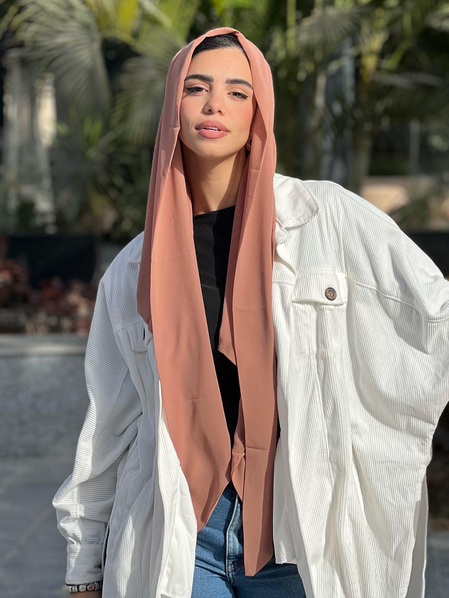 Chiffon Double Layer Cashmere Scarf