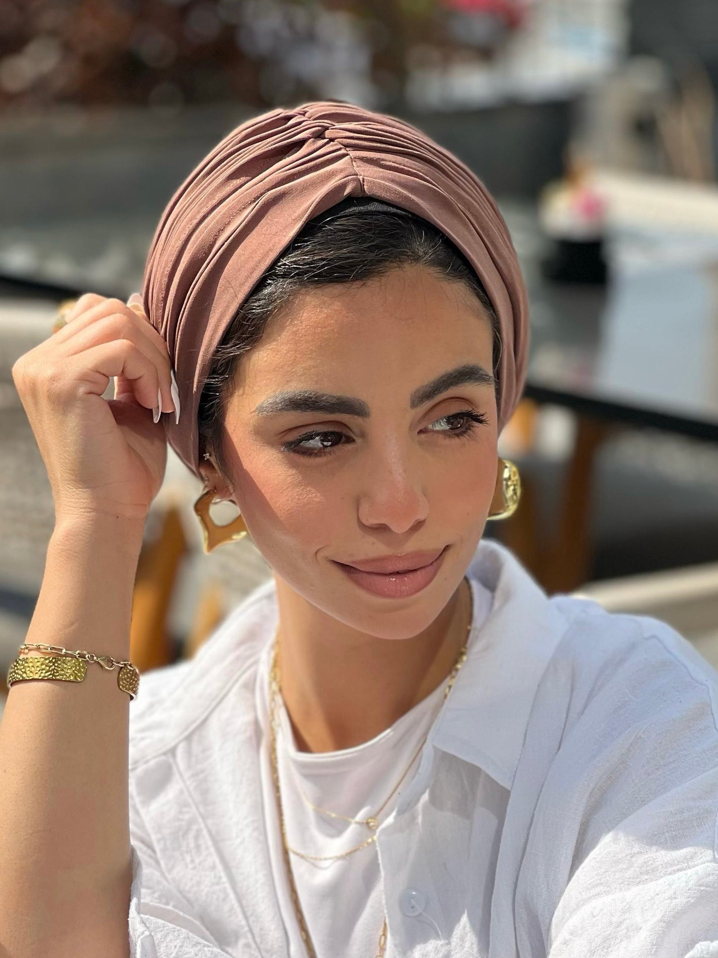 Cafè Whisper Drape Turban