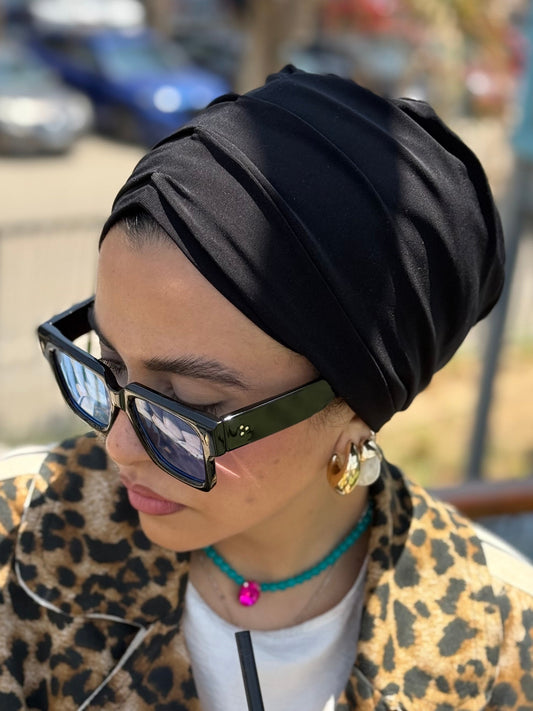 Casual Black Turban
