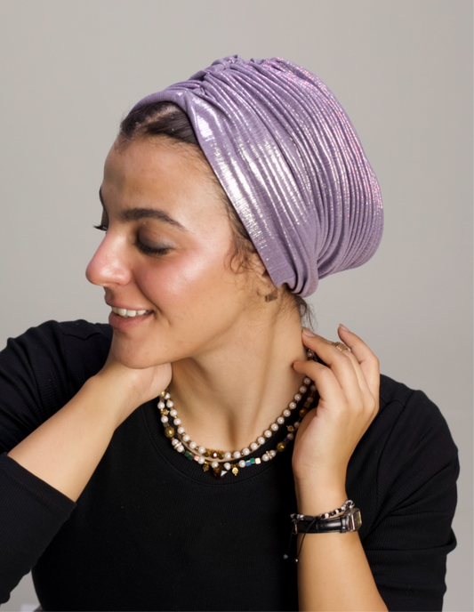 Lavender Whisper Drape Turban ⭐️