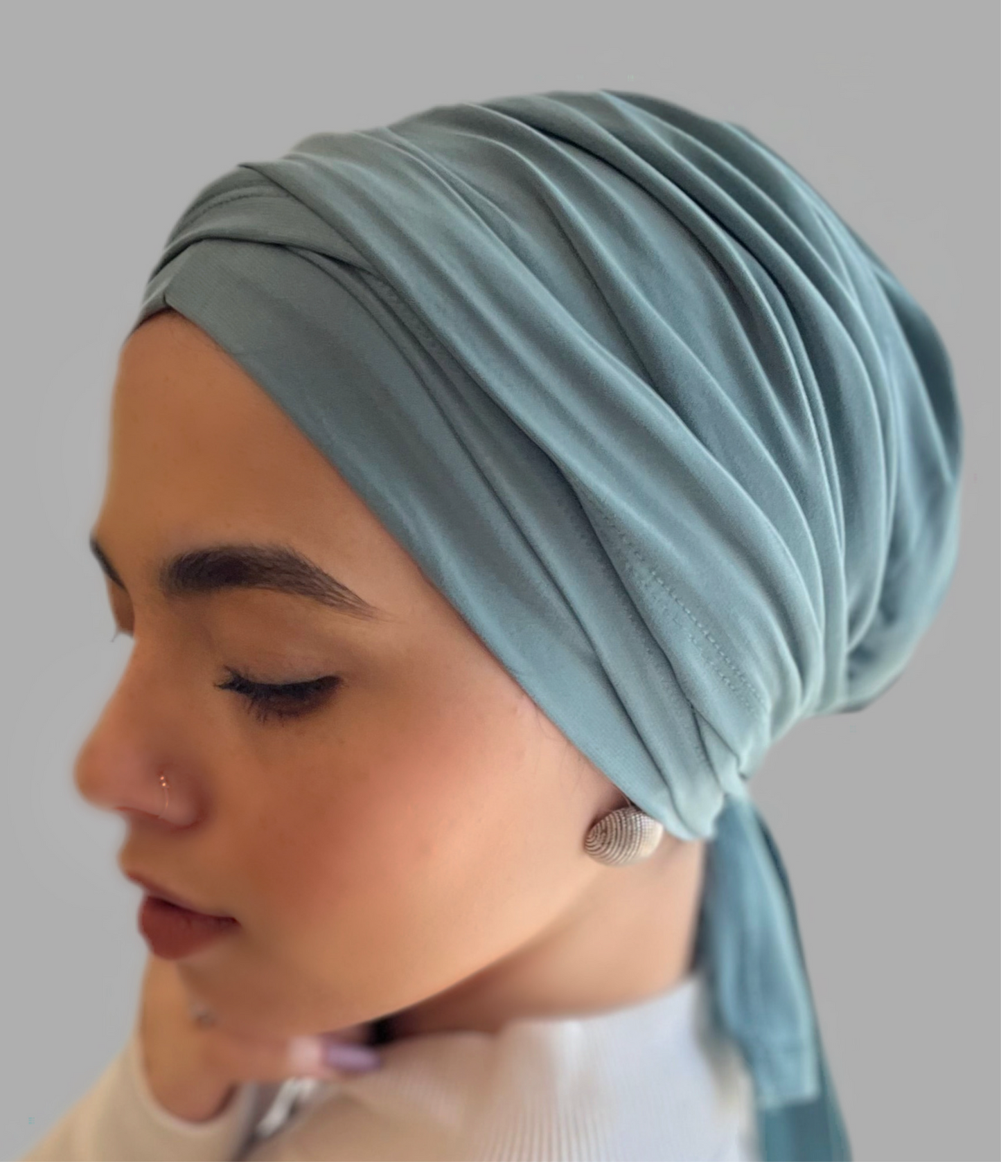 FRESH GREEN Eclipse Wrap Turban (DUAL LOOKS)